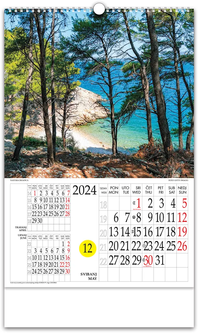 Rotacijski kalendar 2024